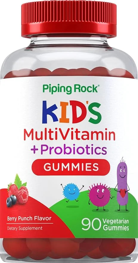 Piping Rock Kids Multivitamin and Probiotic 90 Gummies