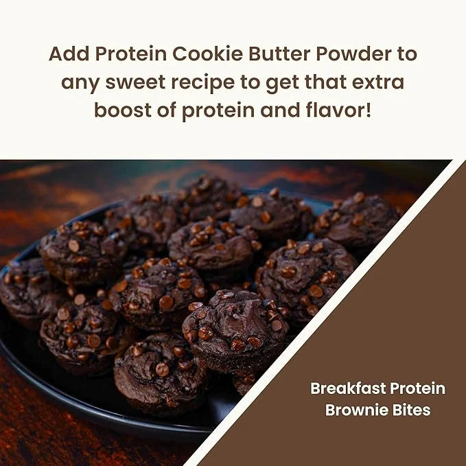 Flexible Dieting Lifestyle Vegan Protein Cookie Butter Powder - Brownie Batter | Dairy-Free, Keto-Friendly, Low Carb, Suga...
