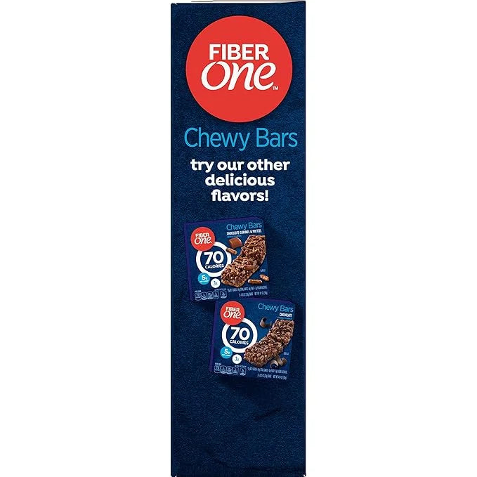 Fiber One 70 Calorie Chewy Snack Bars, Chocolate Peanut Butter, 5 ct (Pack of 4) - Product Image