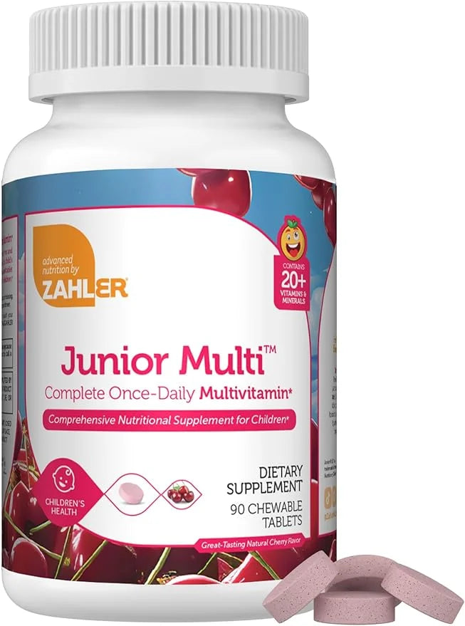 Zahler Kids Multivitamin Chewable Vitamin Tablet - Complete One Daily Kids Vitamins Supplement - Contains 20+ Minerals & V...