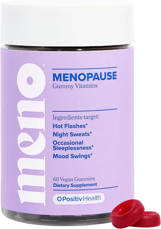 MENO Gummies for Menopause, 30 Servings (Pack of 1) - Hormone-Free Menopause Supplements for Women with Black Cohosh & Ash...