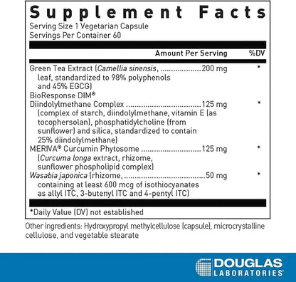 Douglas Laboratories DIM Enhanced - Supports Hormone Balance, Cellular Health & Detox* - With Antioxidants, Green Tea Extr...