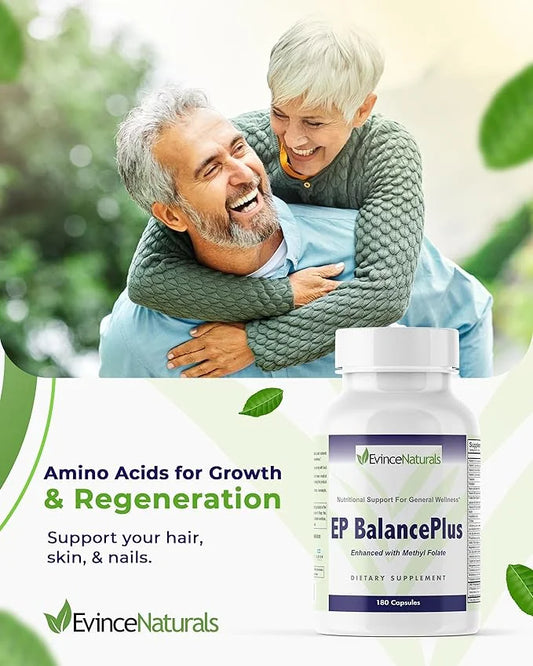 EP BalancePlus Multivitamin for Adults - Multivitamin for Men & Women with Vitamins and Minerals - Methyl Folate & Amino A...