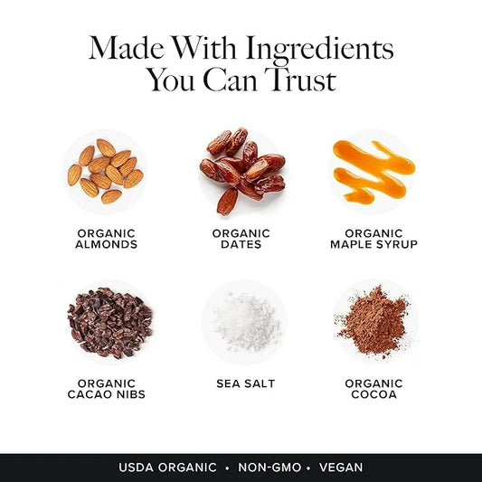 Truvani Plant Based Snack Bars | Chocolate Brownie 1 Pack | 7g Protein | USDA Organic and Vegan | The Only Bar | Dairy, So...
