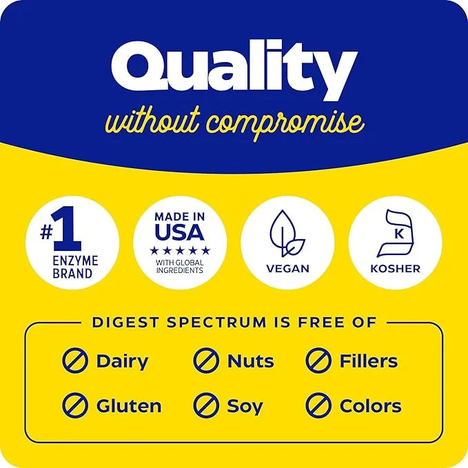 Enzymedica Digest Spectrum, Digestive Enzymes 90 Capsules