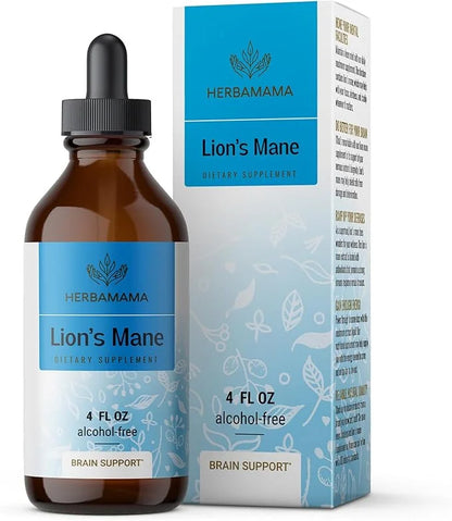 HERBAMAMA Lions Mane Liquid Extract 4 fl.