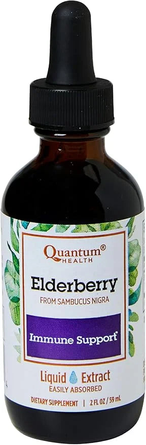 Quantum Health Black Elderberry Liquid Extract 700mg - 2 Fl