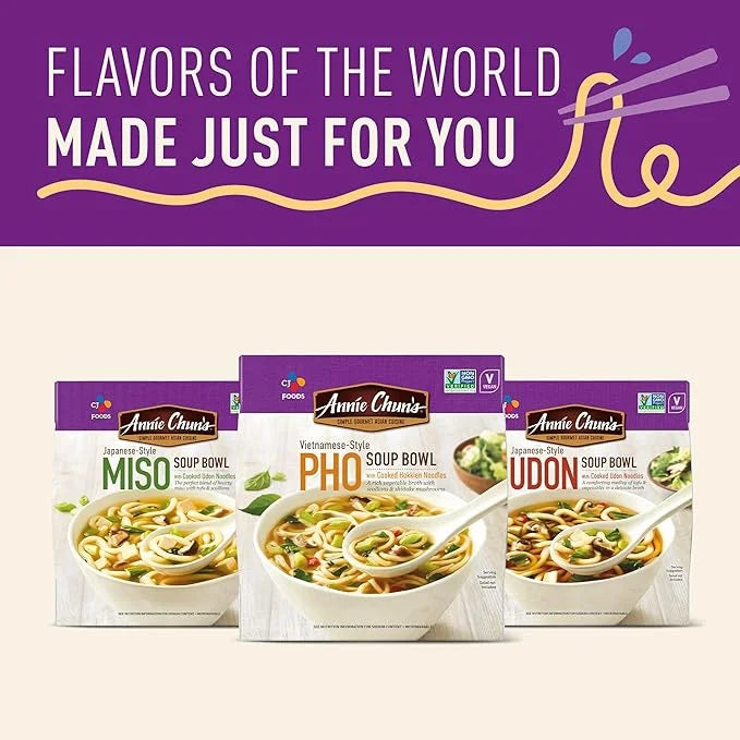 Annie Chun's Soup Bowl, Japanese Style Udon, Non GMO, Vegan, 5.9 Oz (Pack of 6) - Product Image