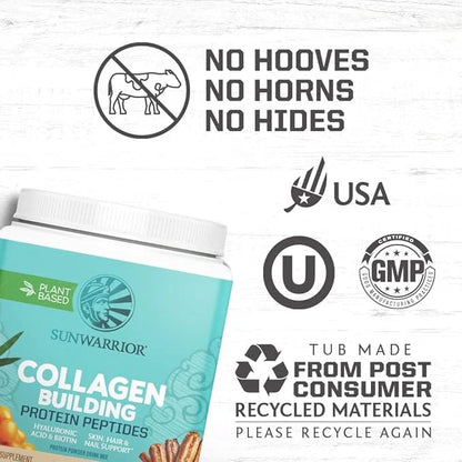 Sunwarrior Vegan Collagen Protein Powder Plant-based 20 Servings