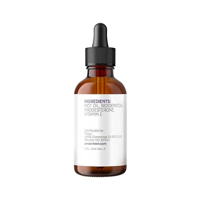Proov Balancing Oil for Face and Body with 2500 mg bio-identical USP Natural Progesterone, MCT Oil and Vitamin E Oil l Veg...