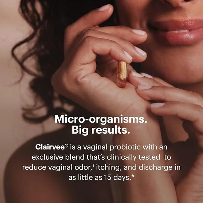 Bonafide Clairvee Vaginal Probiotic – Hormone-Free, 90 Day (45 Capsules)