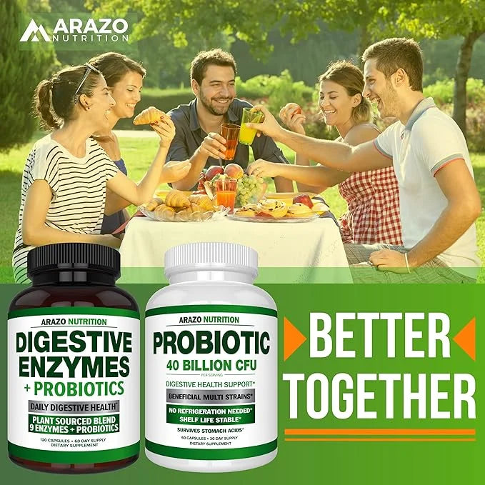 Digestive Enzymes with Probiotics 120 Pills
