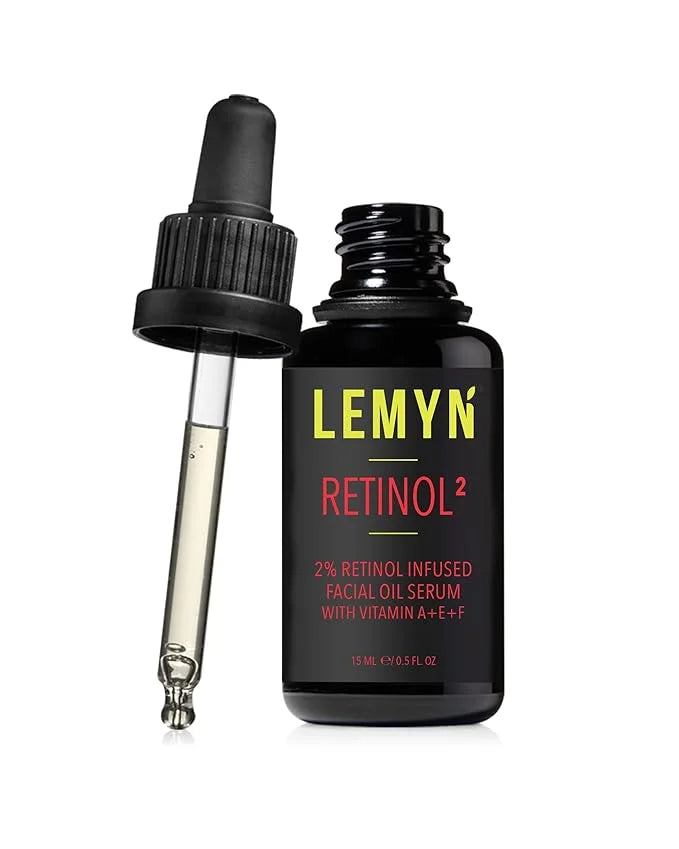 Retinol2 Facial Oil Serum with 2% Advanced Gentle Retinol, Vitamin A+E+F – Freshly Made Anti-Aging, Hydrating, and Firming...