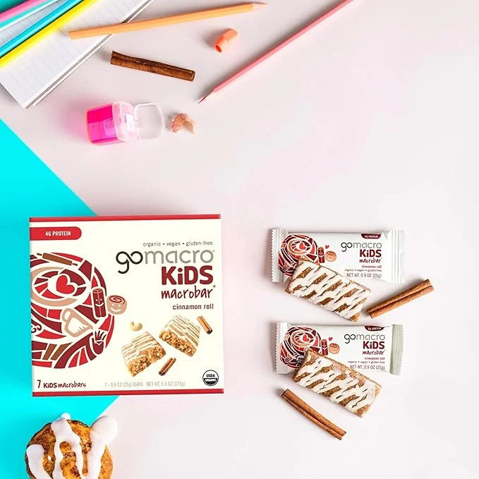 GoMacro Kids MacroBar – 5 Flavor Assortment - (0.90 Ounce Bars, 28 Count) - Product Image