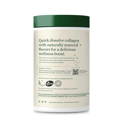 Great Lakes Wellness Collagen Peptides Powder 10 oz