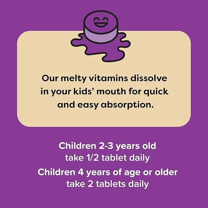 Renzo’s Picky Eater Kids Multivitamin with Iron D3 & K2 and 60 Sugar-Free