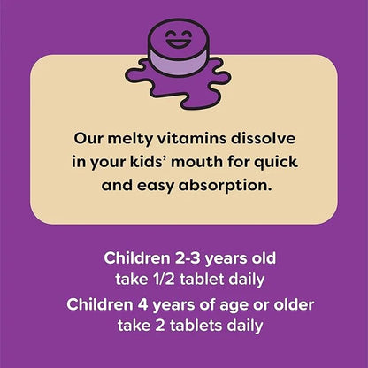 Renzo’s Picky Eater Kids Multivitamin with Iron D3 & K2 and 60 Sugar-Free