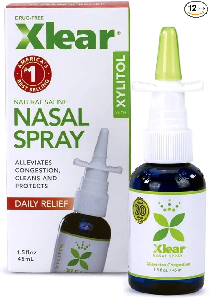 Xlear Nasal Spray with Xylitol, 1.5 12)