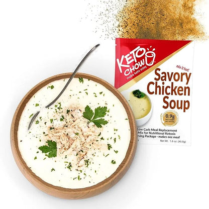 KETO CHOW SAVOURY CHICKEN SOUP 1 MEAL