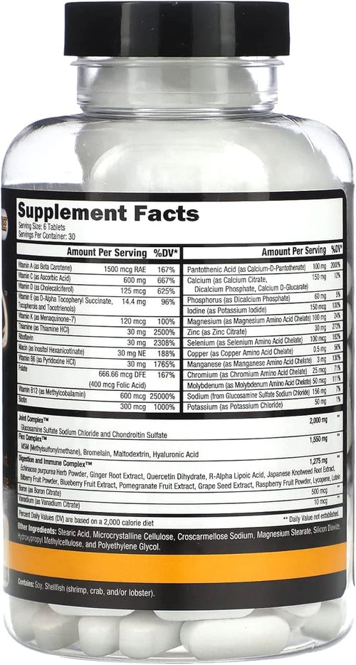 CONTROLLED LABS Orange Triad Daily Multivitamin, 30 serv