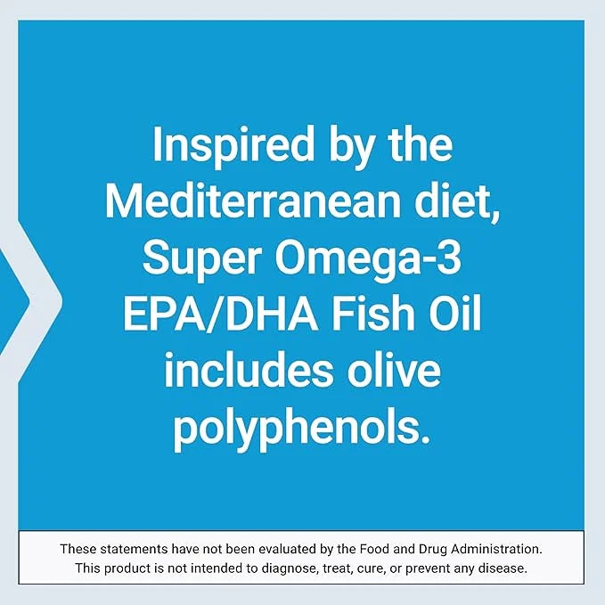 Life Extension Super Omega-3 EPA/DHA Fish 60 Softgels