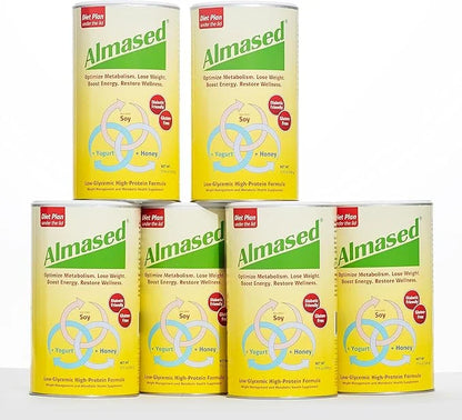 Almased Meal Replacement Shake 17.6 oz (6 Pack)