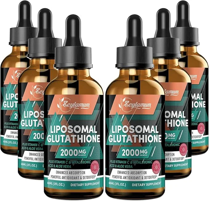 2000MG Liposomal Glutathione Liquid Drops, Enhanced 12.12 OZ