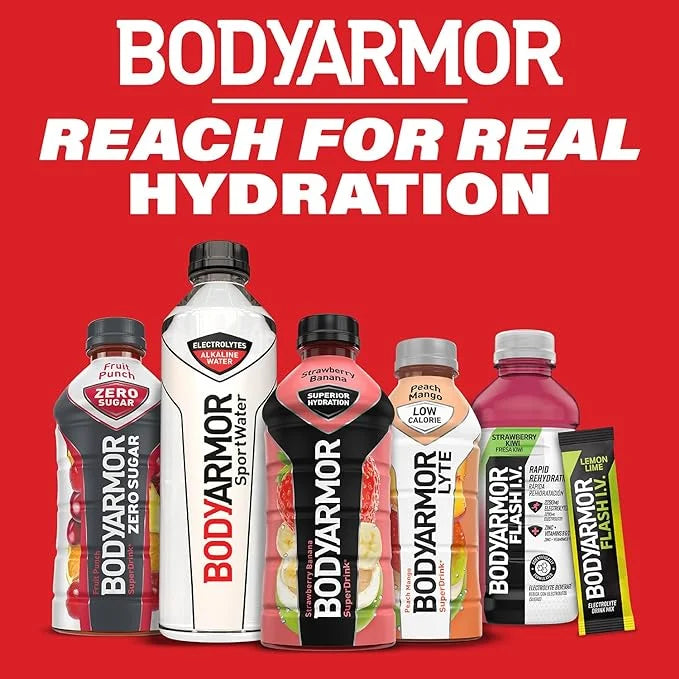 BODYARMOR Sports Drink Sports Beverage, Tropical Punch, Coconut Water Hydration, Natural Flavors With Vitamins, Potassium-...