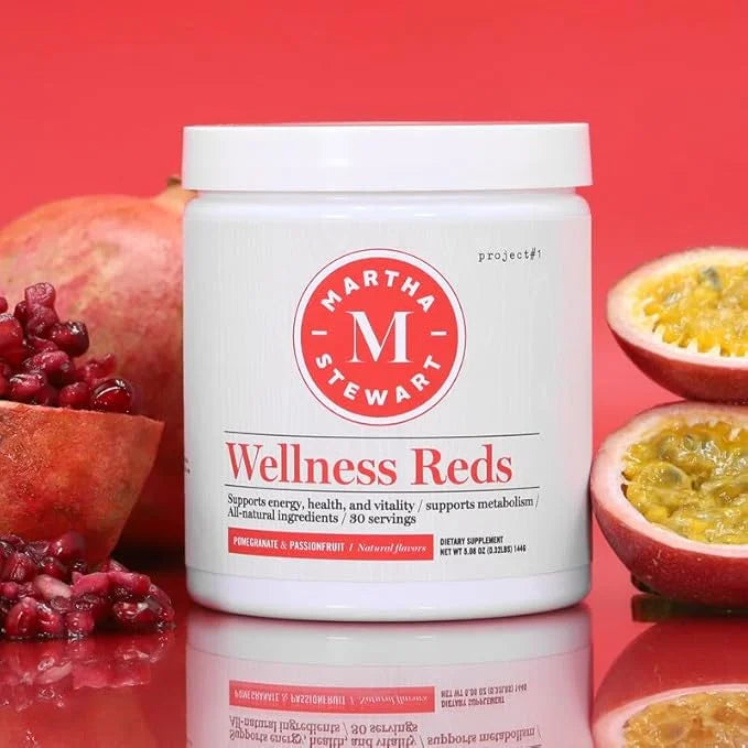 Martha Stewart Wellness Reds - A Blend of Antioxidant-Rich Superfoods with Beet Root Powder for Health - Energy Powder Dri...