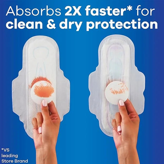 Always Ultra Thin Pads for Women, 1 Regular 44 Count 3 Packs (132 Count