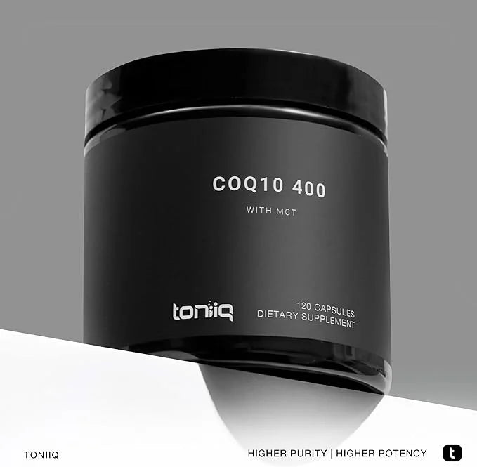 Ultra High Purity CoQ10 400mg 98% Purified CoQ10 Supplement Q10 -Bioavailable -120 Veggie