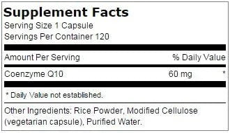 Lindberg CoQ10 50mg 120 Softgels Q-10 |