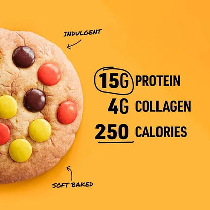 CTRL Peanut Butter Piece Protein Cookies - Soft Baked Cookies with Rich and Creamy Peanut Butter Pieces - Nutrition Packed...
