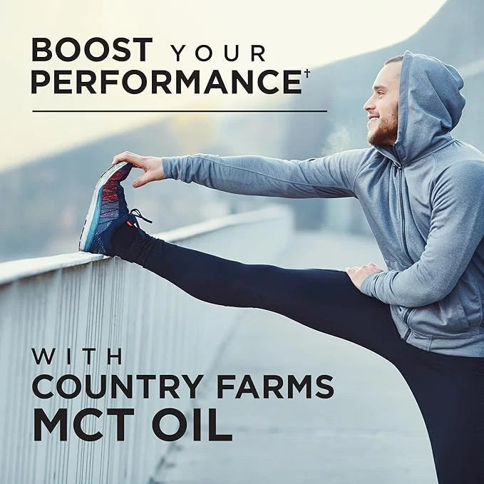 COUNTRY FARMS MCT Oil, Brain and Body Fuel from Coconuts*, Promotes Natural Energy, Keto and Paleo Friendly, Flavorless an...