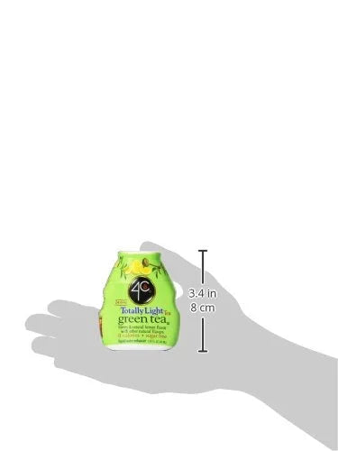 4C Sugar Free Liquid Water Enhancer, Premium Natural Flavors, 0 Calorie Drops (Green Tea, 1 Pack) - Product Image