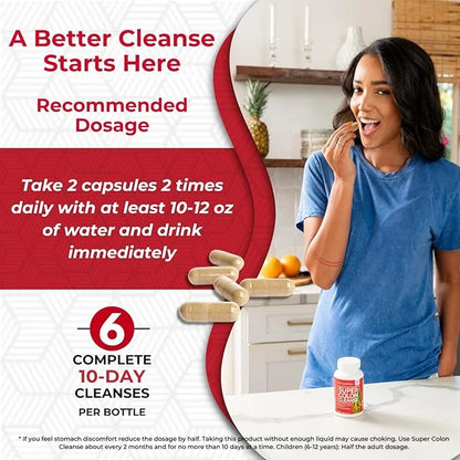 Health Plus Super Colon Cleanse 10 120 Capsules