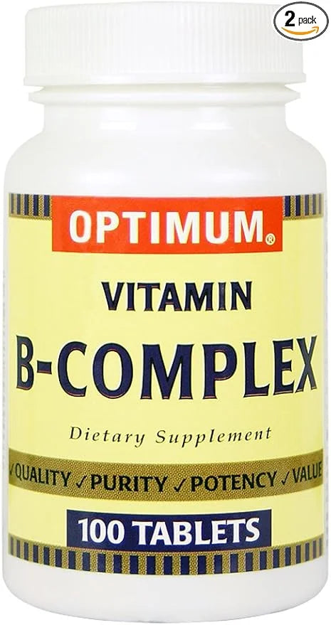 Optimum Vitamin B-Complex Tablets, 100 Count 2)
