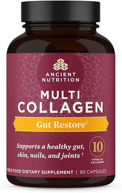 Collagen Pills with Probiotics for Gut 90 Ct,