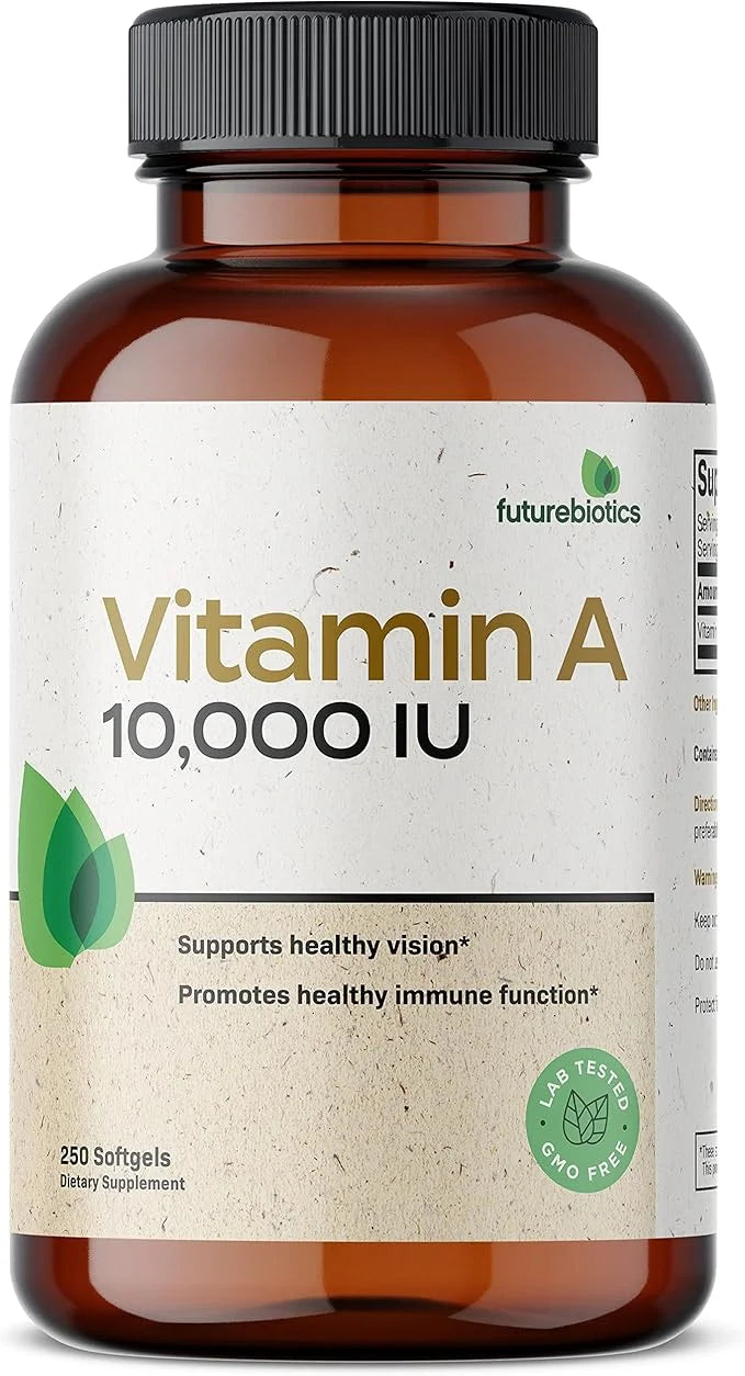 Futurebiotics Vitamin A 10,000 IU Premium 250 Softgels