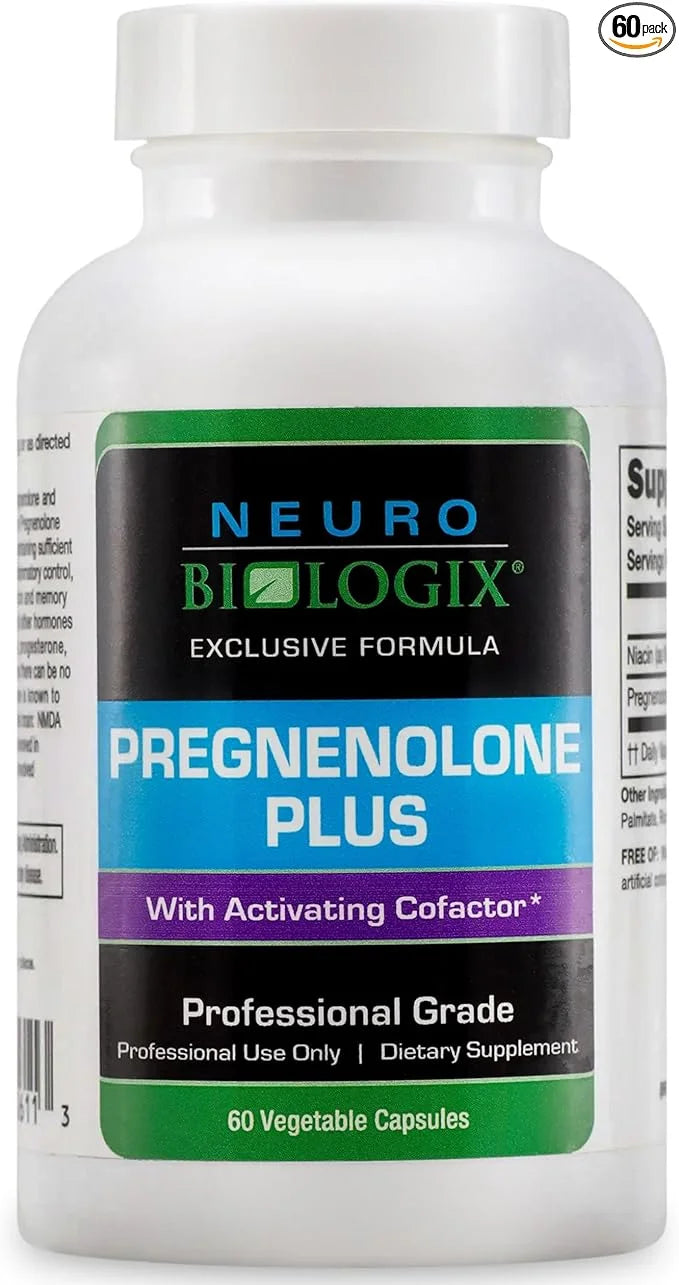 Pregnenolone Plus - Optimal Pregnenolone Supplement for Women to Support Energy, Mood & Mental Clarity - Promotes Mitochon...