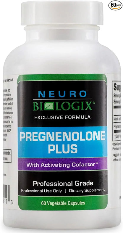 Pregnenolone Plus - Optimal Pregnenolone Supplement for Women to Support Energy, Mood & Mental Clarity - Promotes Mitochon...