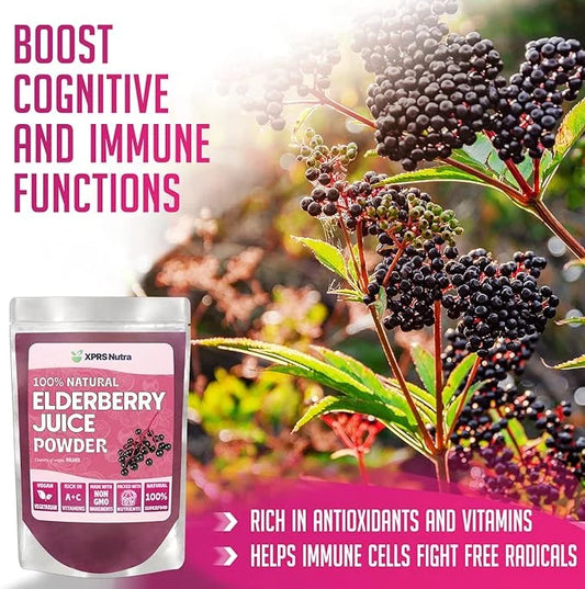 XPRS Nutra Elderberry Juice Powder (16 oz)