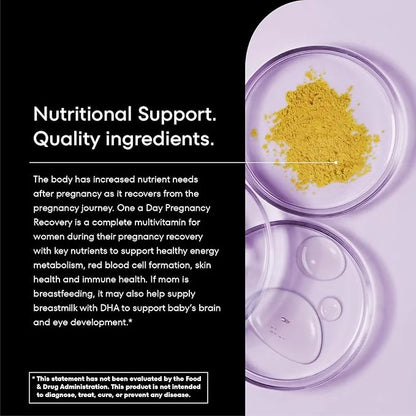 ONE A DAY Postnatal Complete Multivitamin Omega-3 DHA, 60 Count