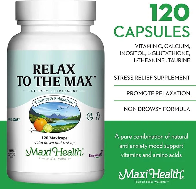 Maxi Health - Relax to the (120 Count)