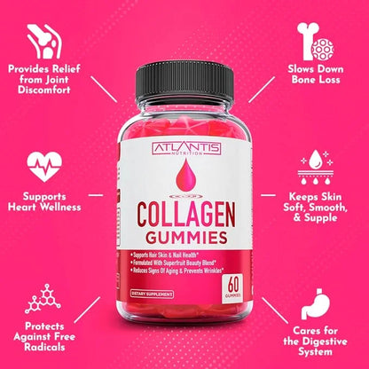 Collagen Gummies For Women 1 & 3, Vitamins 60 Collagen