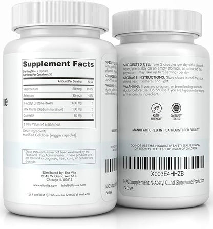 Vegan Liver Detox & Cleanse 600mg with