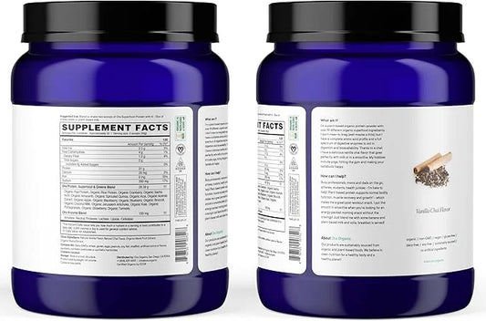 Ora Organic Vegan Protein Powder - 21g Plant Based Protein Powder for Women and Men | Clean Protein Source, Keto Friendly,...