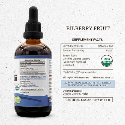 Secrets of the Tribe Bilberry Fruit 100% Certified 2x4 oz