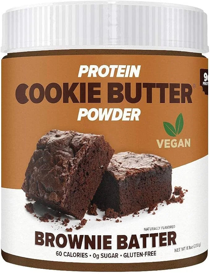 Flexible Dieting Lifestyle Vegan Protein Cookie Butter Powder - Brownie Batter | Dairy-Free, Keto-Friendly, Low Carb, Suga...