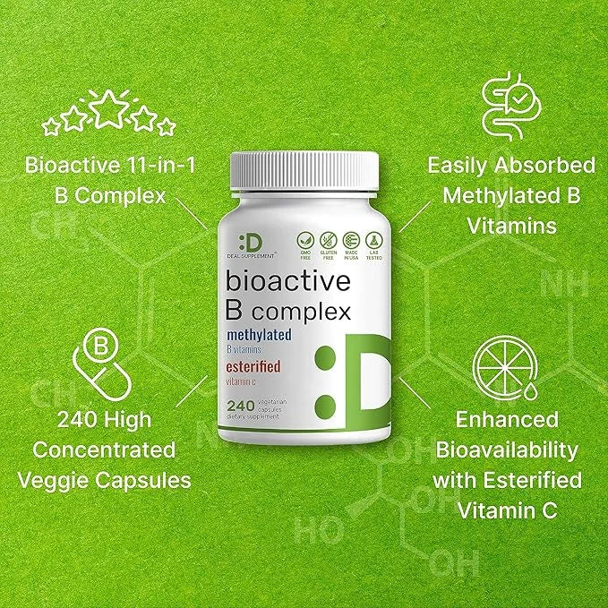 Bioactive Vitamin B Complex 240 Veggie